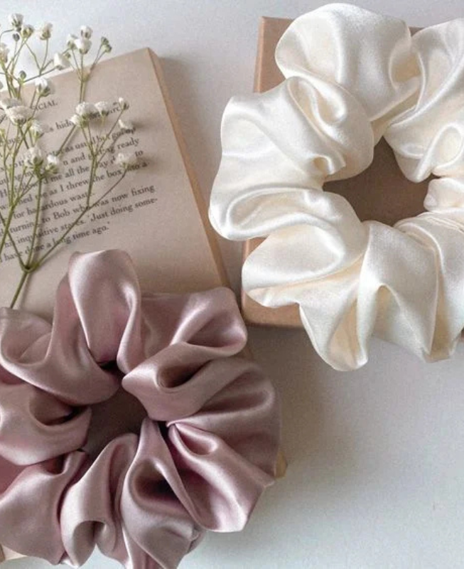 Silk Glow Scrunchie  | Love Is In Hai