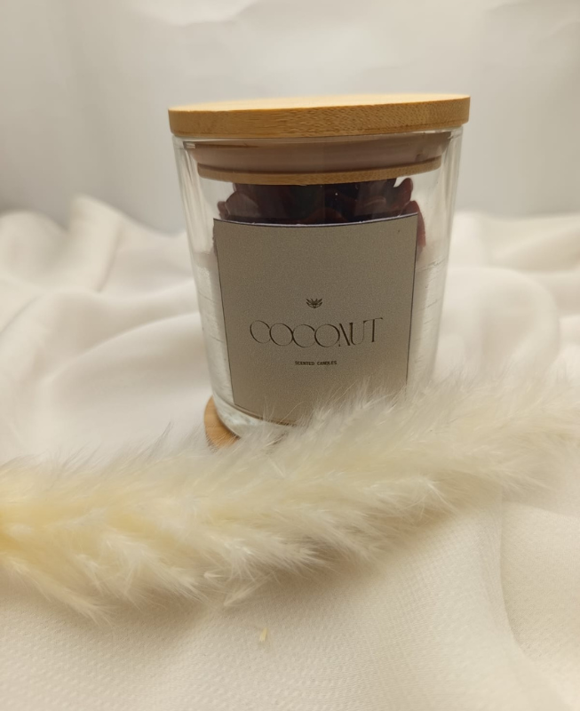 Coconut Scented Candle Jar